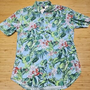 Ralph‎ Lauren button up mens medium tropical pattern